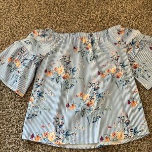 Off the shoulder dress shirt -need gone by May 1st